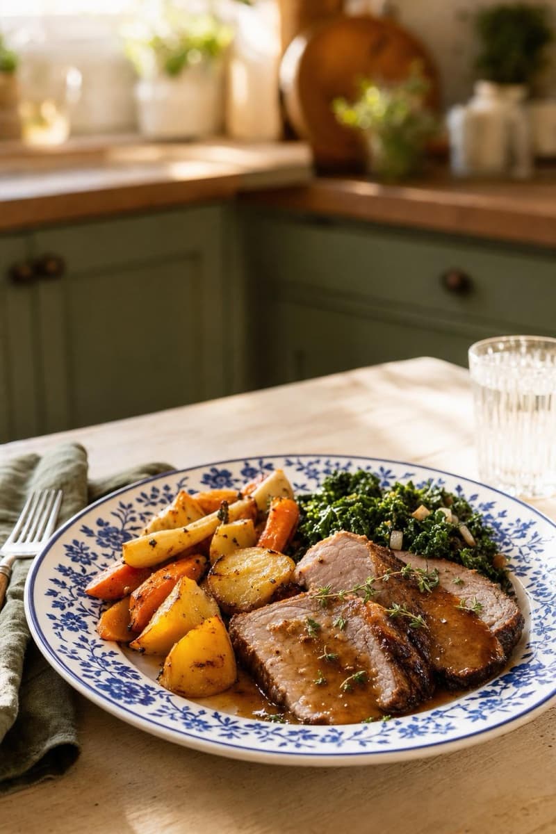 Plated at the table