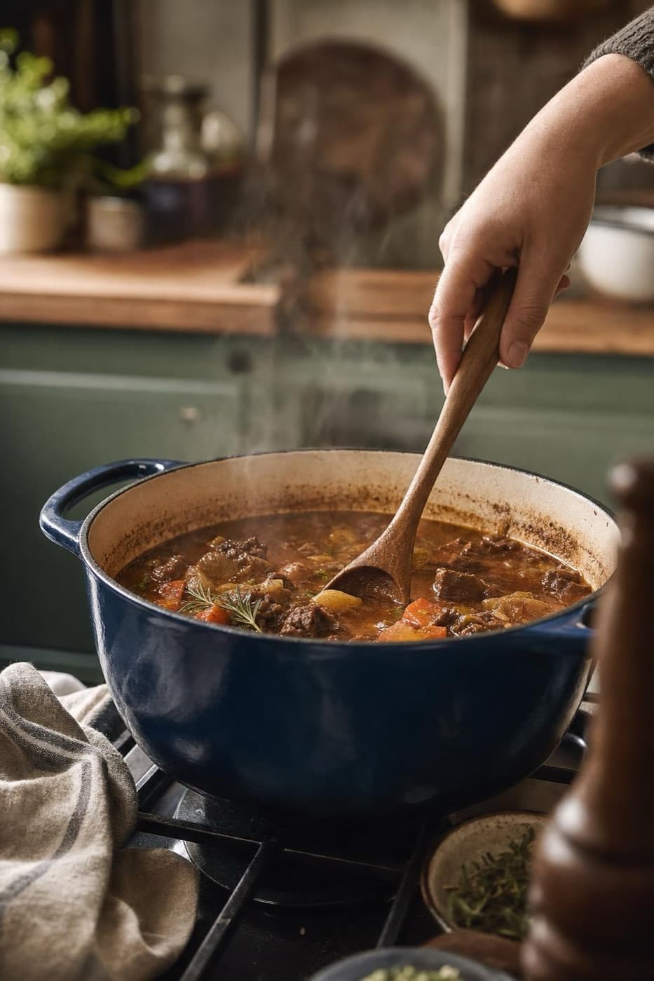 A slow autumn stew